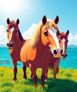 Island Mares Paint Numbers