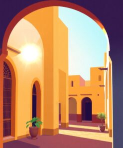 Vintage Archways Paint Numbers