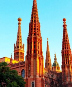 Barcelona Spires Paint Numbers