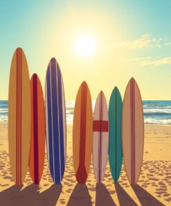 Beach Longboards Paint Numbers