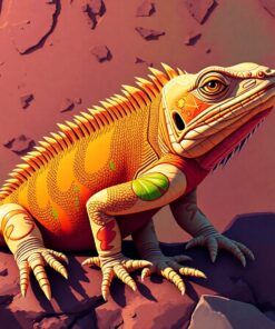 Clay Iguana Paint Numbers