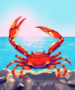 Crab Study Paint Numbers