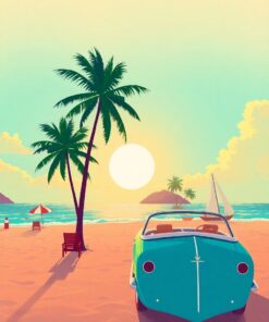 Island Getaway Paint Numbers