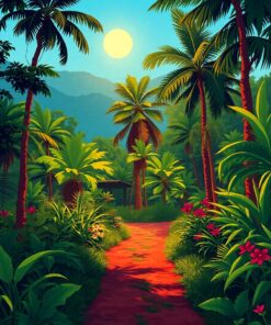 Jungle Trail Paint Numbers