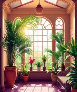 Palm Window Paint Numbers