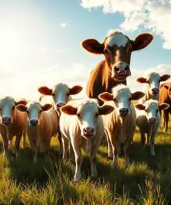 Sunlit Vintage Pasture Animals paint by numbers