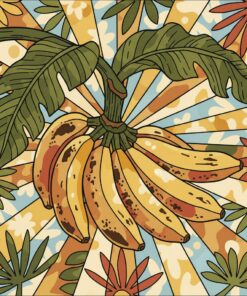 Sunlit Vintage Plantains Paint By Numbers