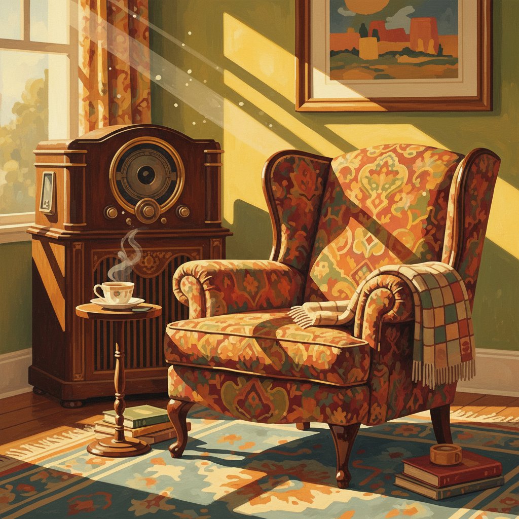 sunlit-vintage-radio-chair-paint-by-numbers-kit-entertainment