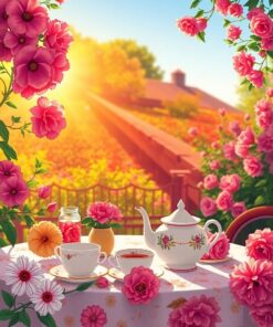 Tea Time Paint Numbers