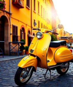 Yellow Moped Paint Numbers