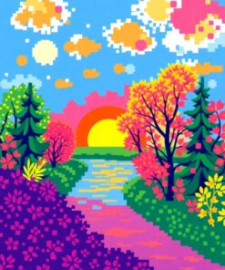 Books Palms Paint Numbers