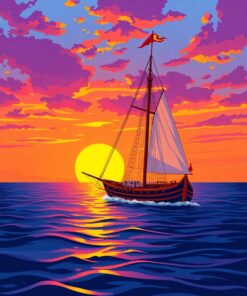 Caravel Voyage Paint Numbers