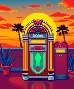 Retro Music Paint Numbers