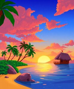 Castaway Isle Paint Numbers