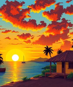 Colonial Outpost Paint Numbers