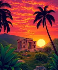 Tropical Ruins Paint Numbers