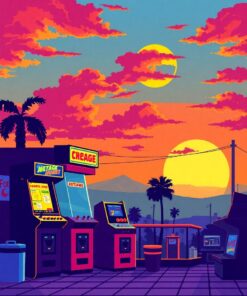 Vintage Arcade Paint Numbers