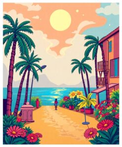 Retro Shades Paint Numbers