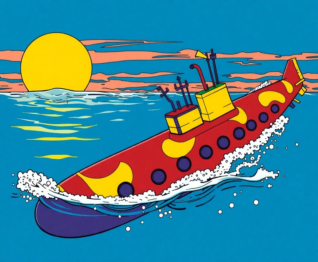 surfacing-pulp-comic-submarine-paint-by-numbers-kit