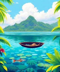 Suspended Above Tropical Waters Paint By Numbers