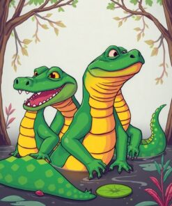 Reptiles Technicolor Paint Numbers