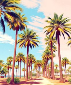 Date Palms Paint Numbers