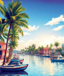 Havana Bay Paint Numbers