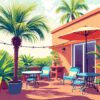Retro Patio Paint Numbers