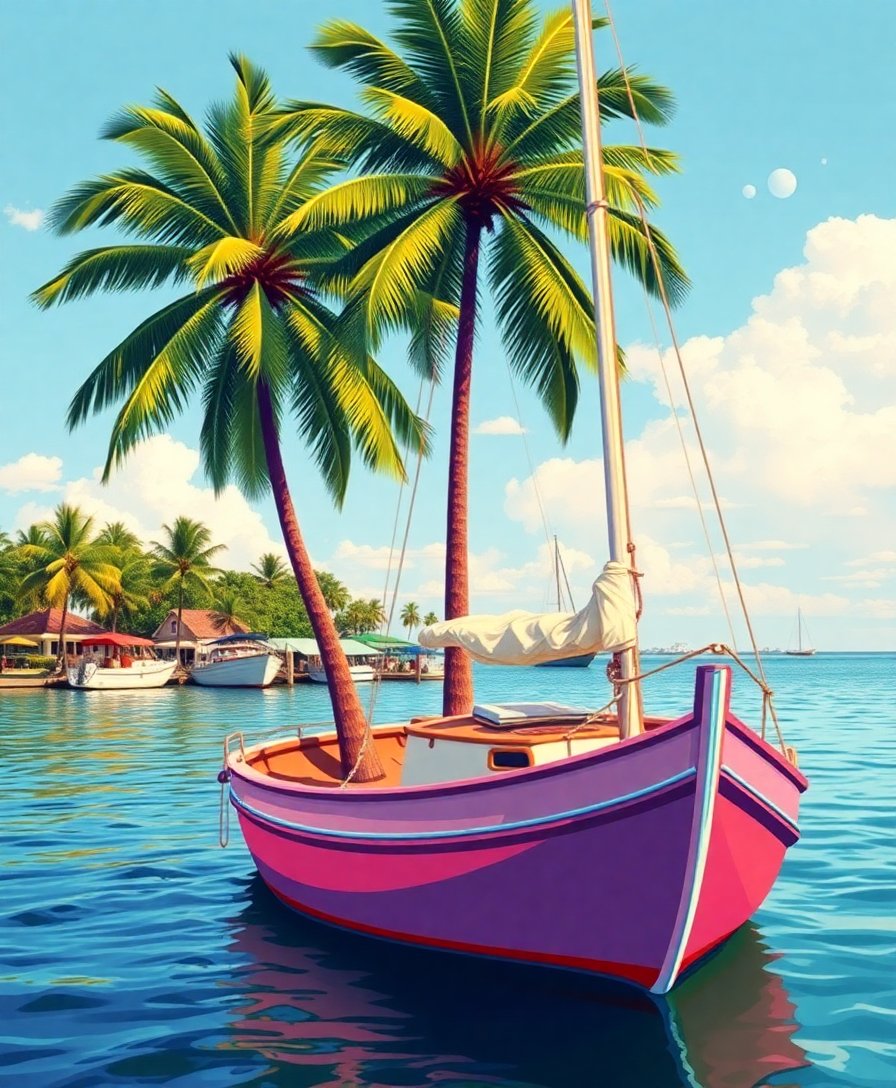 Vintage Ketch Paint Numbers Vintage Ketch Paint Numbers