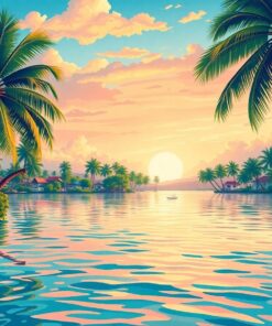 Lagoon Mirage Paint Numbers