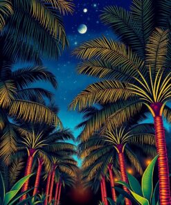 Night Canopy Paint Numbers