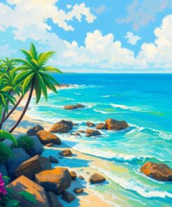 Impressionist Shore Paint Numbers