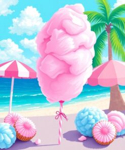 Cotton Candy Paint Numbers