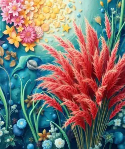 Sweet Seagrass Header paint by numbers