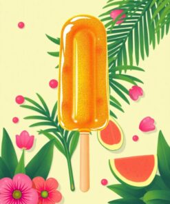 Ice Lolly Paint Numbers