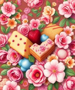 Antique Floral Paint Numbers