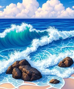 Tropical Shore Paint Numbers