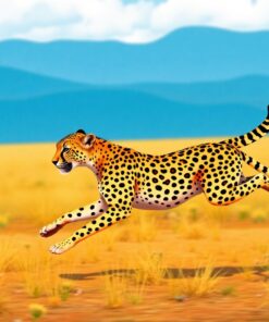 Cheetah Dash Paint Numbers