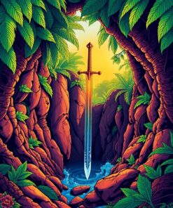 Tropical Sinkhole Paint Numbers