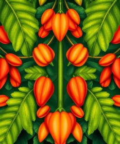 Papaya Branches Paint Numbers