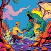 Lagoon Beast Paint Numbers