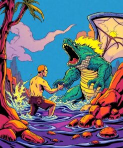 Lagoon Beast Paint Numbers