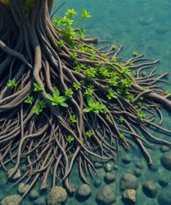 Tangled Estuary Root System Paint By Numbers