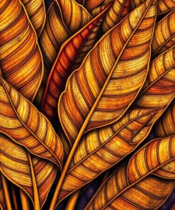 Banana Foliage Paint Numbers