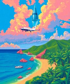 Tropical Coast Paint Numbers