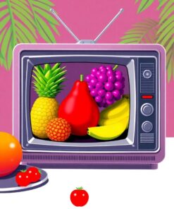 Kitchen Fruit Paint Numbers