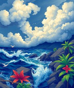 Tropical Seas Paint Numbers