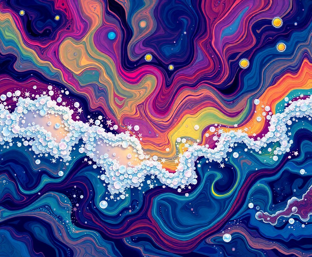 Tempest Striking Deco Pearl Paint By Numbers Kit completed