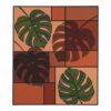 Terracotta Monstera Shadow Play Paint By Numbers