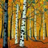 The Birch Wood Gustav Klimt Paint By Numbers